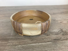 Load image into Gallery viewer, 8.75&quot; Two Tone Oval Bonsai Pot

