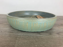 Load image into Gallery viewer, 15.5&quot; Oval Bonsai Pot Sugary Green Matte
