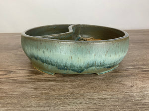 9.5" land and sea Oval Bonsai Pot