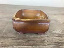 Load image into Gallery viewer, 6&quot; Grooved Rectangle Bonsai Pot
