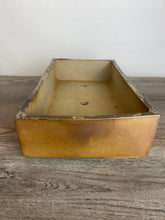 Load image into Gallery viewer, 14.25&quot; Rectangle bonsai pot brown
