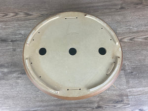 14.5" Crackle Bark Textured Oval Bonsai Pot
