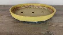 Load and play video in Gallery viewer, 17” Yellow Matte Bonsai Pot
