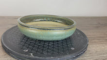 Load and play video in Gallery viewer, 8&quot; Blue rimmed oval bonsai pot
