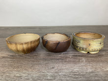 Load image into Gallery viewer, three small bonsai pots custom
